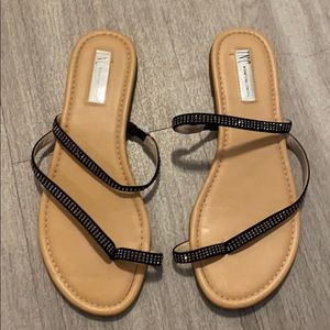 INC black sandals